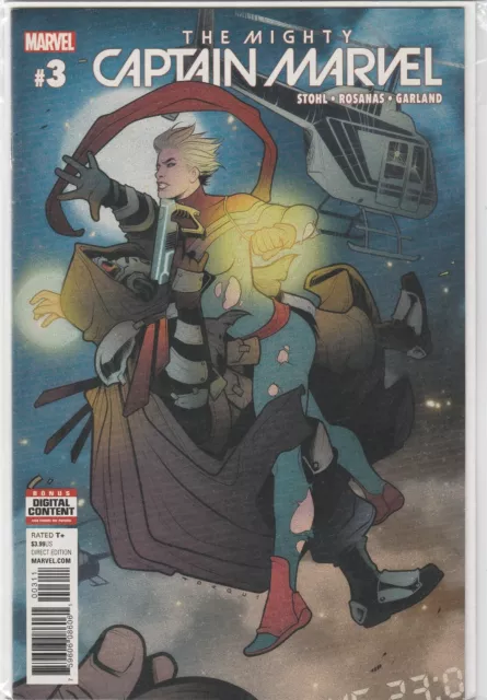 The Mighty Captain Marvel #3 (2017) Elizabeth Torque 1St Print Cvr~ Unread Nm