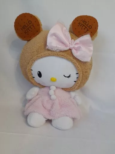 Hello Kitty Cookie Soft Plush Collectable Toy Bow And Dress 42CM Bawi Smesil