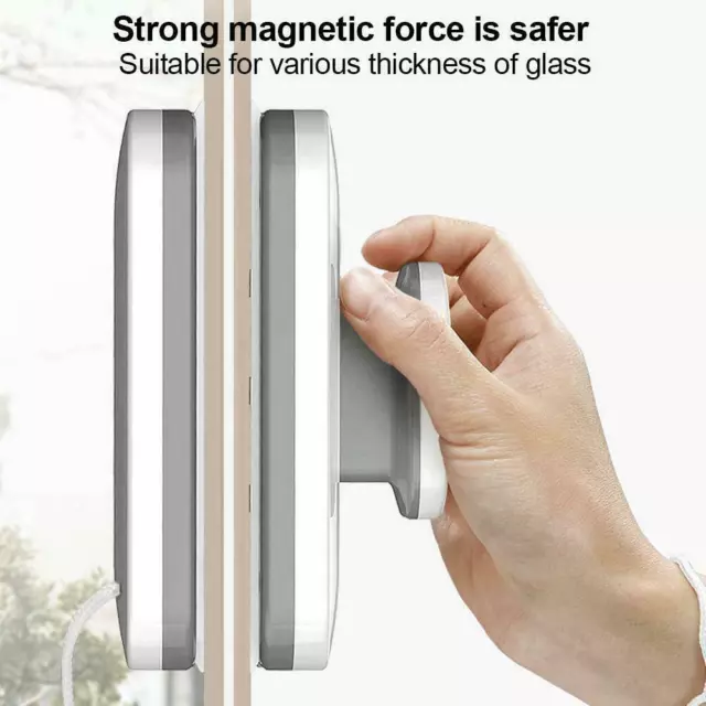 Pulitore vetro per finestre magnetiche strumenti di pulizia casa tergicristallo doppio lato"