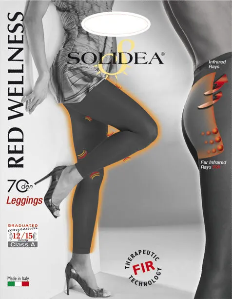Solidea Red Wellness 70 Leggins Colore Nero Taglia 2-M