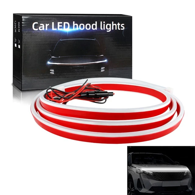 Bande LED Pour Coffre De Voiture - 2m Blanc, étanche, Flexible Et Découpable - S'allume Automatiquement à L'ouverture
