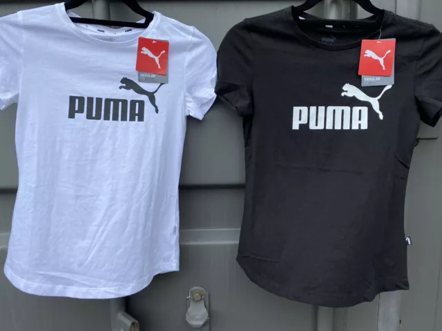 Girls Puma Cotton Sports Tshirts, Free Post