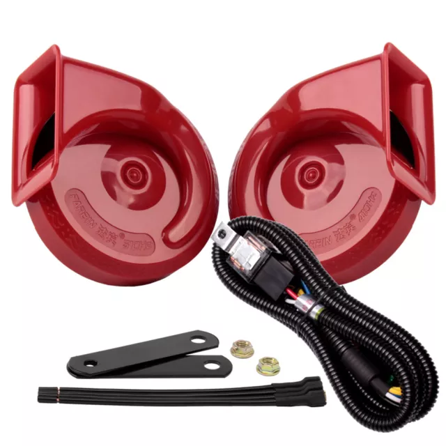 FARBIN 12V CAR Horn Loud Waterproof Snail Horn Kit with Relay Harness and  Button $49.16 - PicClick AU