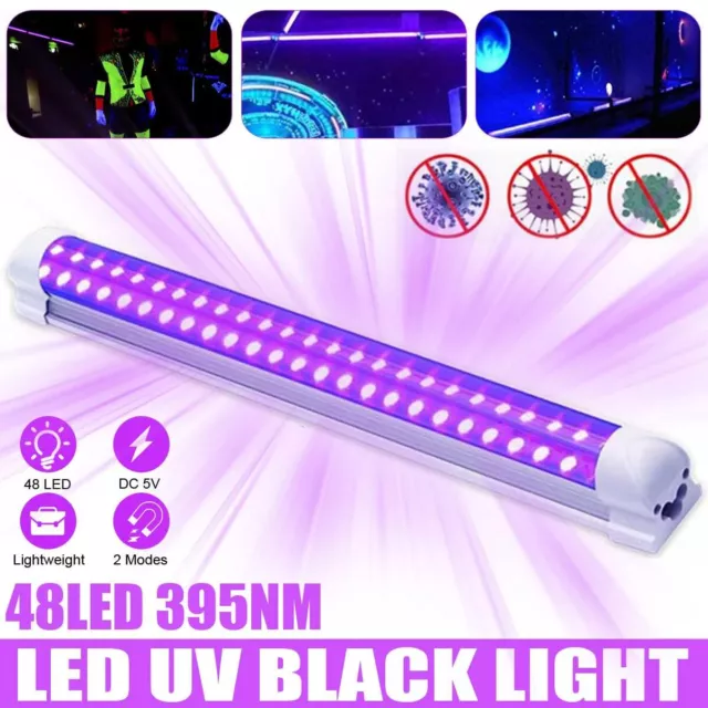 395-400NM UVA BLACKLIGHT Strip Party T5 LED UV BlacklightBar Powerful  Blacklight $28.39 - PicClick AU