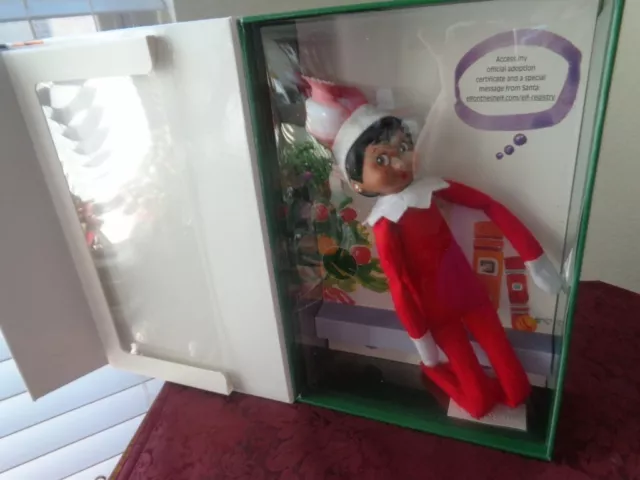 ELF ON THE Shelf Girl Brown Eyed Doll and Box Only No Book $16.95 ...