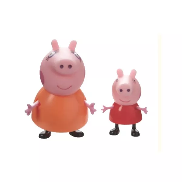 Set Figure Peppa Pig 04768Tm1 Mummy Pig And Peppa Nuovo & Imballo Originale!