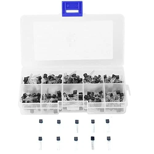 Transistors Assortment Kit 200pcs 10 Values Npn Pnp To92 Bc327bc558 For Car Repa
