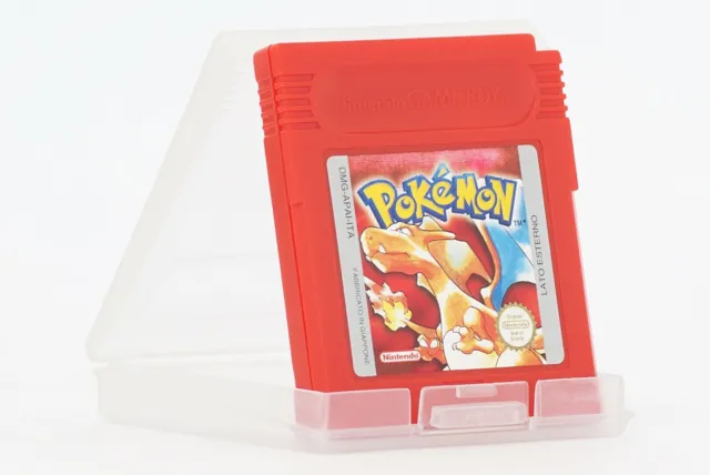Pokémon Red Nintendo Game Boy Classic DMG-APAI-ITA Hergestellt in Japan 1996