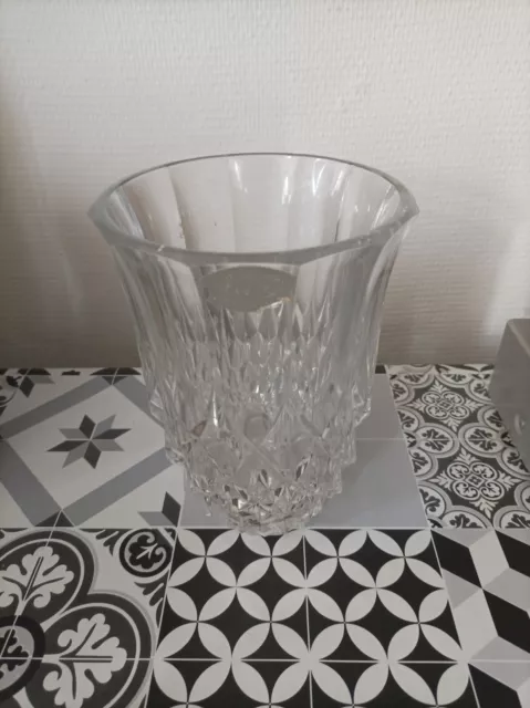 Vase CRISTAL Crystal VAL SAINT LAMBERT HAUTEUR 15,5 CMS