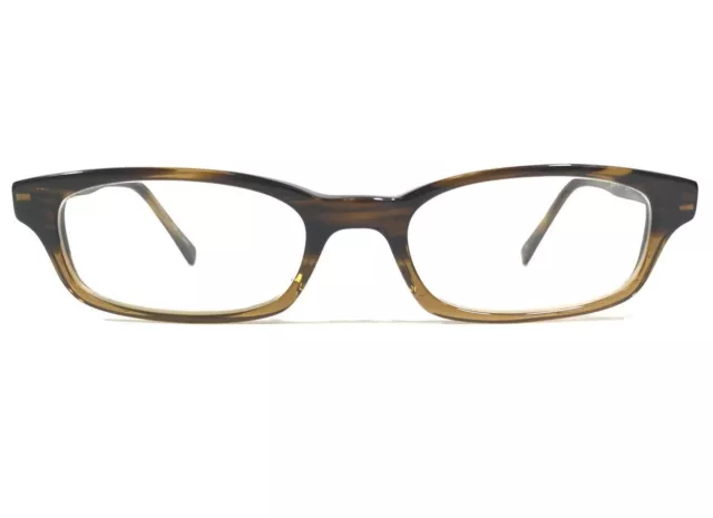 Oliver Peoples Zuko 8108 Brille Rahmen Brown Horn Felge Rechteckig 50-19-143