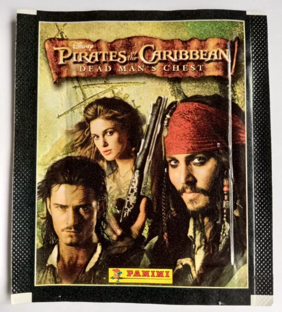 Bustina sigillata di figurine stickers Pirates of  the  Caribbean, Panini