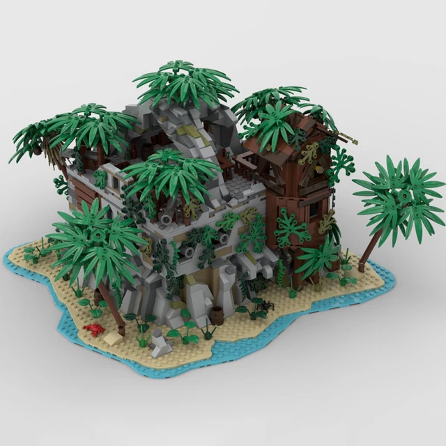 MOC-162450 Medieval Watermill with a Full Interior Modular Building 997