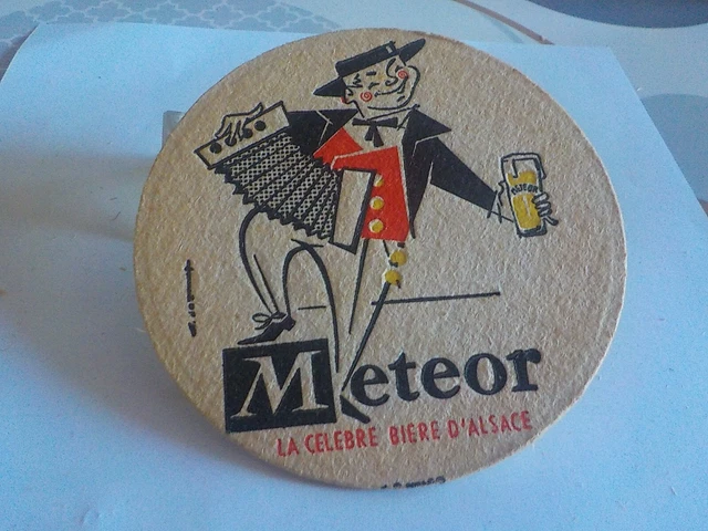 1 Sous Bock Biere    Brasserie Meteor Pils Alsace  N 2