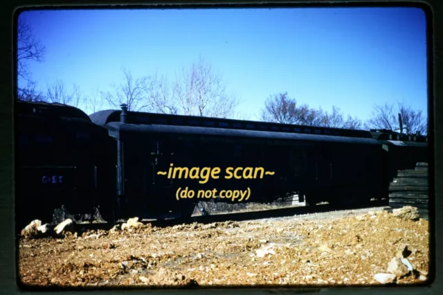 SSW St. Louis Southwestern Railway Car at NMOT in 1950's, Kodachrome Slide j17b