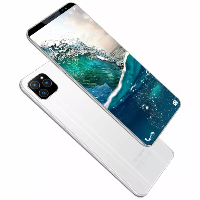 White Unlocked i13 Smart Phone 5.8'' 512MB+4GB Android HD Full Screen Cellphone