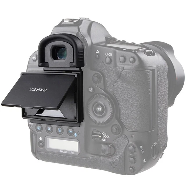 Campana de pantalla LCD 2 en 1 con cubierta de sombra ascendente protector de pantalla LCD para 1DX/1 Z2B6