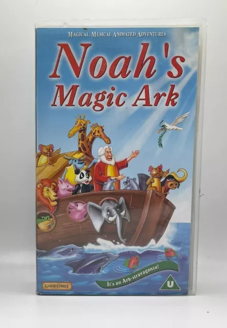 NOAH'S MAGIC ARK VHS Video Tape Childrens Animation Bible Story Vintage ...