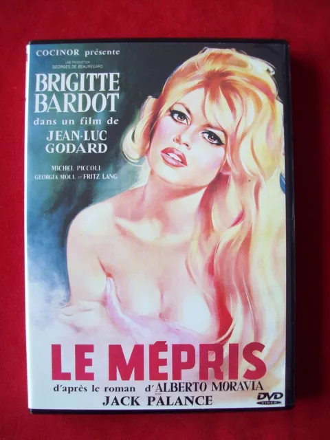 Dvd Le Mépris - Brigitte Bardot - Michel Piccoli - Film De Jean-Luc Godard
