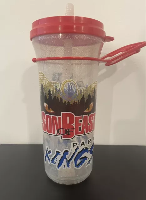 VTG KINGS ISLAND Son Of Beast & The Beast Roller Coaster Souvenir Cup ...