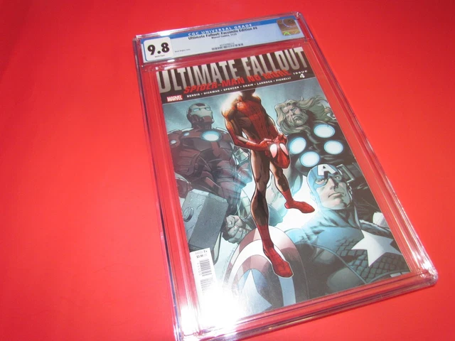 ULTIMATE FALLOUT #4 CGC 9.8 Facsimile Edition. First App Miles Morales .