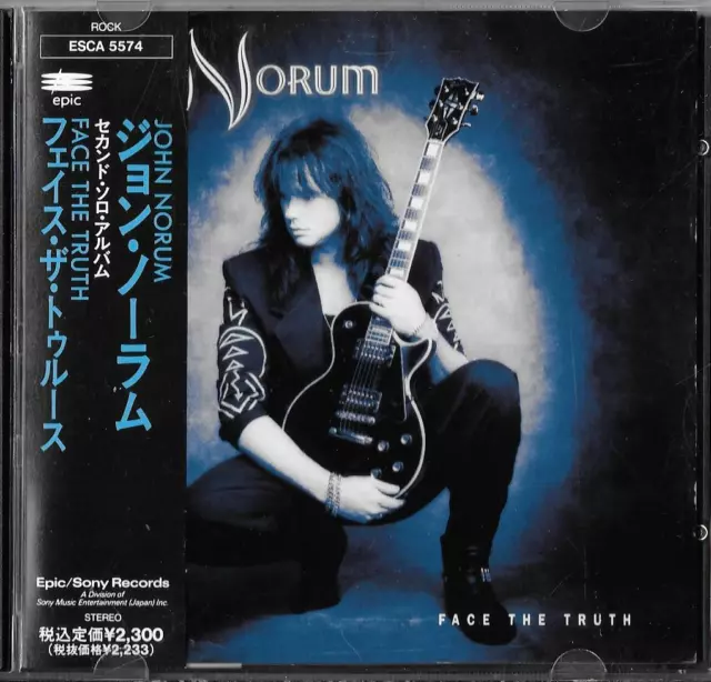 John Norum ‎– Face The Truth Japan Cd Obi Europe Joey Tempest Glen Hughes