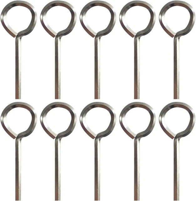 1/8” Standard Hex Dogging Key with Full Loop, Allen Wrench Door Key for Push Bar
