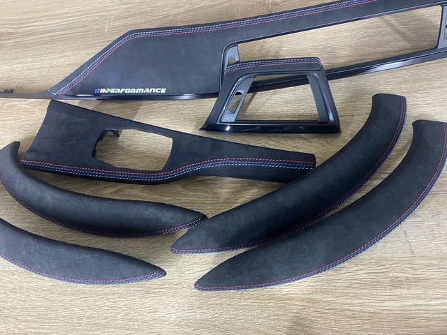 Alcantara Lenkrad Bezug Echtes Leder Lenkradbezug Für BMW F30 F31 F34 F20 F21 M135i M140i F45 Alcantara Leder