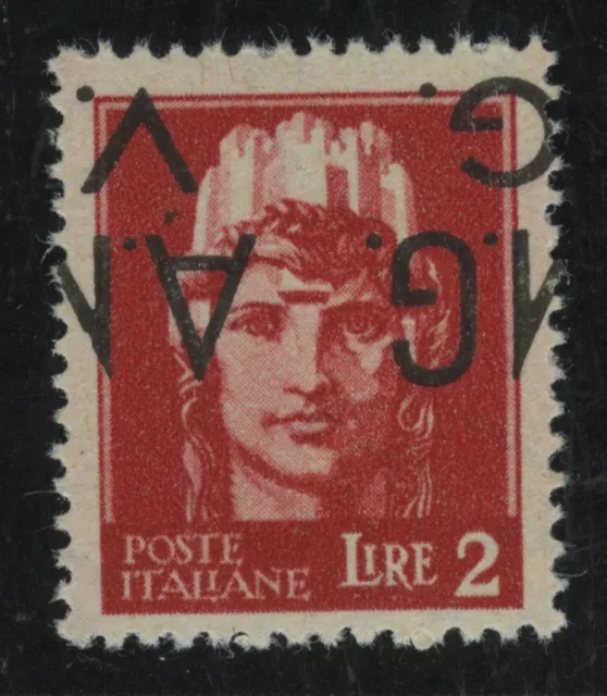 Italy, A.M.G.Venezia Giulia #1LN5  ERROR INVERTED OVERPRINT MINT NEVER HINGED