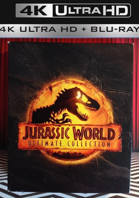 JURASSIC WORLD ULTIMATE Collection (All 6 films) 4K UHD Blu-ray. 12 ...