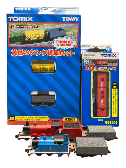 Tomix Thomas James Tank Wagon Set Postal Car Etc Ngauge Model Train Goods Junk