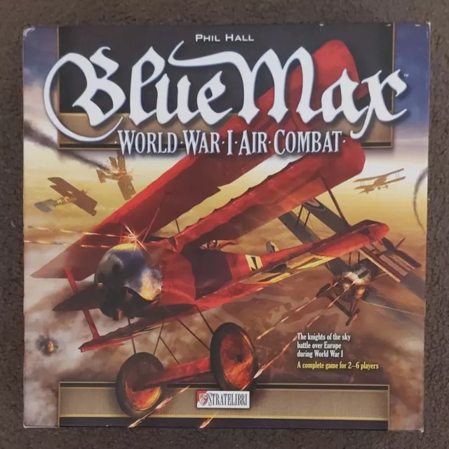 Blue Max World War 1 WW1 Air Combat Board Game Military Strategy Planes Aircraft