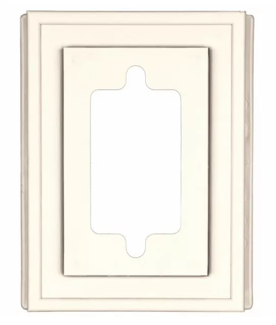 Mini montaje salida de arenisca preperforada de 6"" beige 021 bloque J revestimiento de vinilo extendido