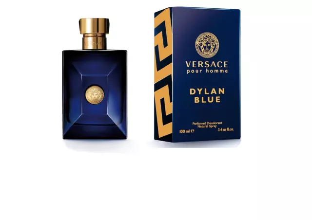 VERSACE POUR HOMME DYLAN BLUE PERFUMED DEODORANT NATURAL SPRAY - 100 ml