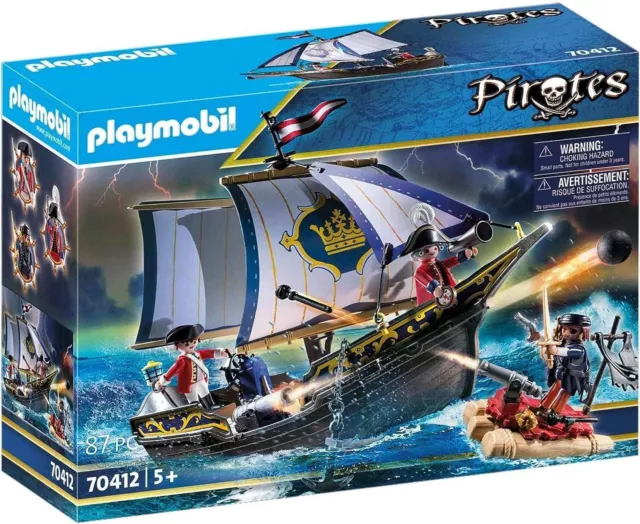 PLAYMOBIL 70412 Barco de La Marina Real