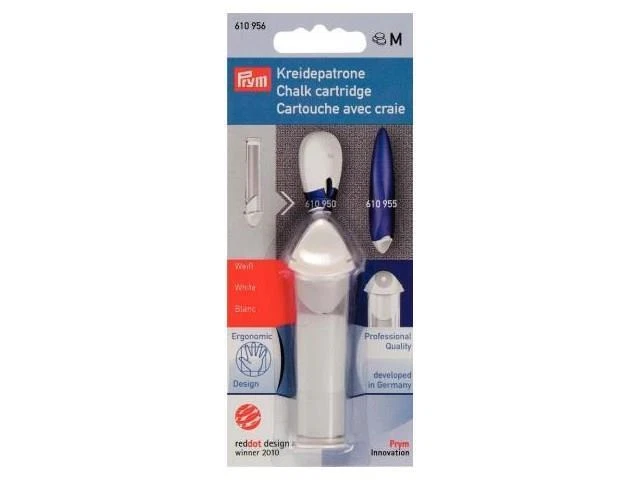 Cartucho de tiza Prym blanco ergonómico