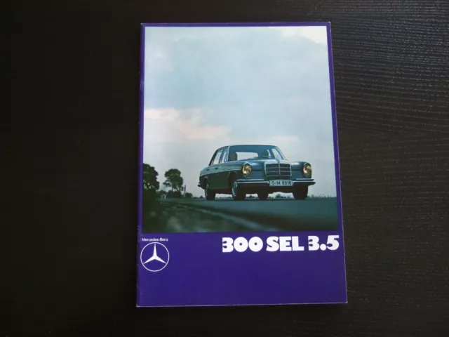 Mercedes Prospekt · 300Sel 3.5   08/1969