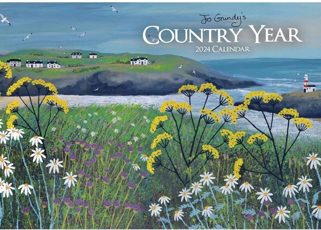 JO GRUNDY COUNTRY Year A4 Calendar 2024 £7.17 - PicClick UK