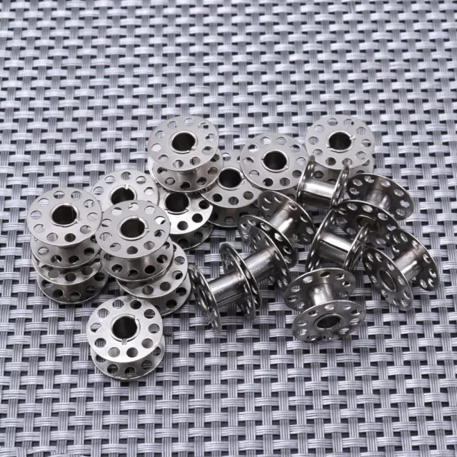 20 Pcs Sewing Machine Metal Bobbins Clips Parts Old Fashioned