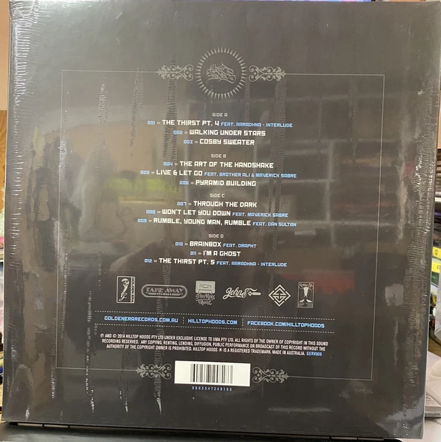 HILLTOP HOODS WALKING Under Stars limited Aussie HipHop AQUA coloured