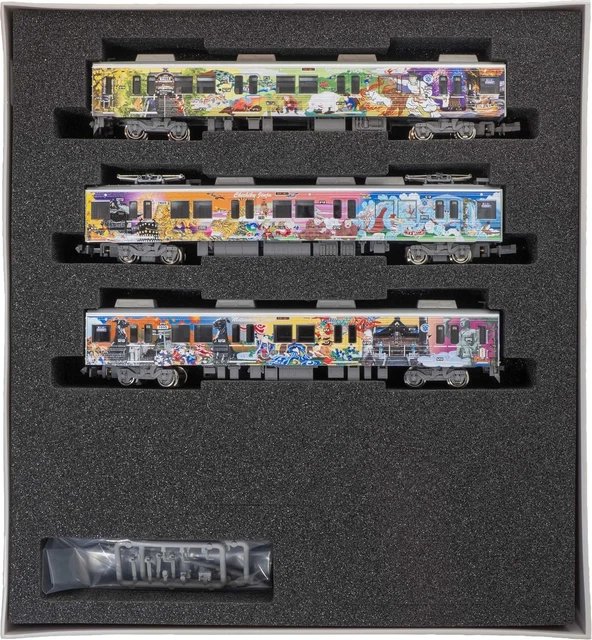 Rail Rtain GREENMAX N SCALE Chichibu Railway 7500 Sansha Train 3-Car Set Powered ...