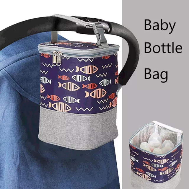 Bolso de mano portátil para alimentación de bebé calentador biberón térmico aislamiento colgante.P2
