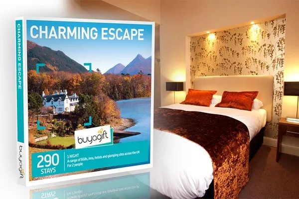 Buyagift One Night Escape: 290 Hotel & Glamping Stays for Two