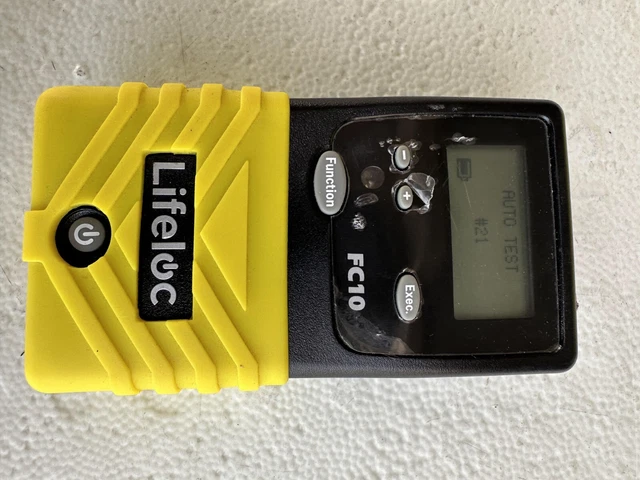 Probador Digital Portátil De Alcohol Digital Portátil Modelo Lifeloc Fc10.