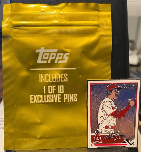 2023 TOPPS SERIES 1 Shohei Ohtani Super Box Exclusive Collectors Pin