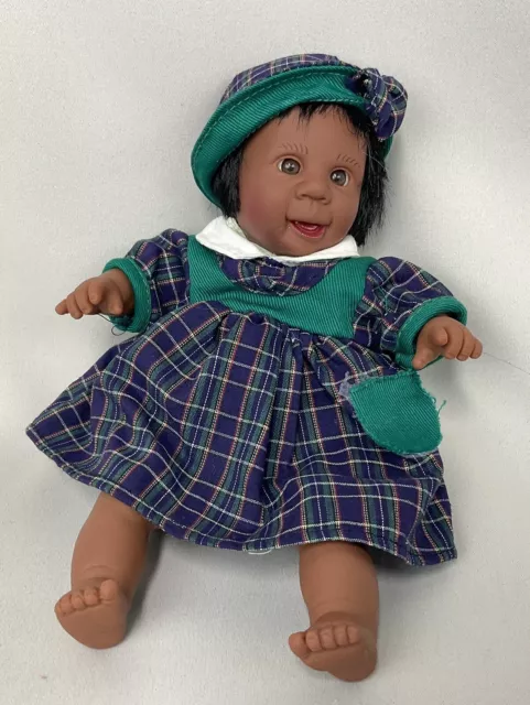 GI-GO Toys PALM PALS Bean Bag Happy Kids EXPRESSIONS DOLLS Plaid Dress