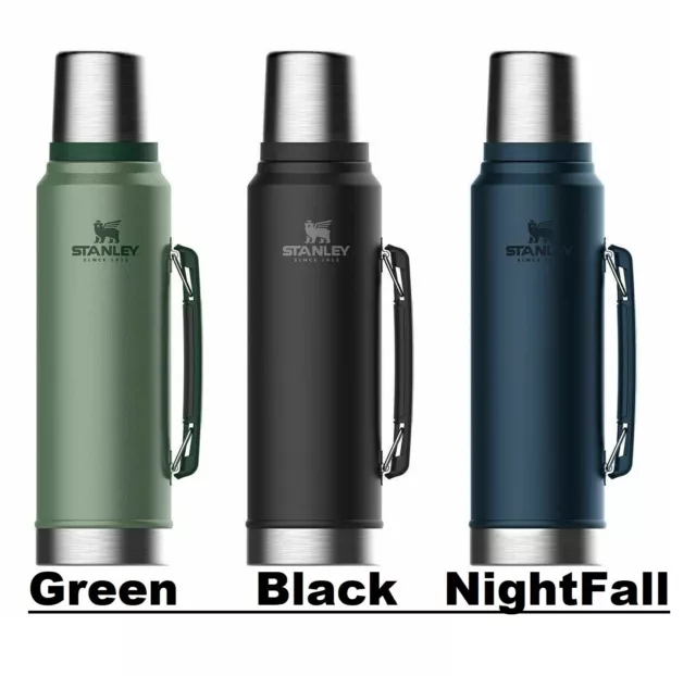 1L Stanley Stainless Steel Thermos Flask Insulated Vacuum Bottle Hot Cold