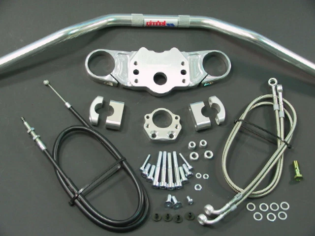 ABM Superbike Handlebar Kit For Honda CBR 1000 RR (SC57) 2004-2007 – Black Anodized