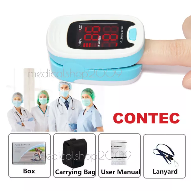 Super Medical Fingertip Pulse oximeter Spo2 Monitor Blood Oxygen LED