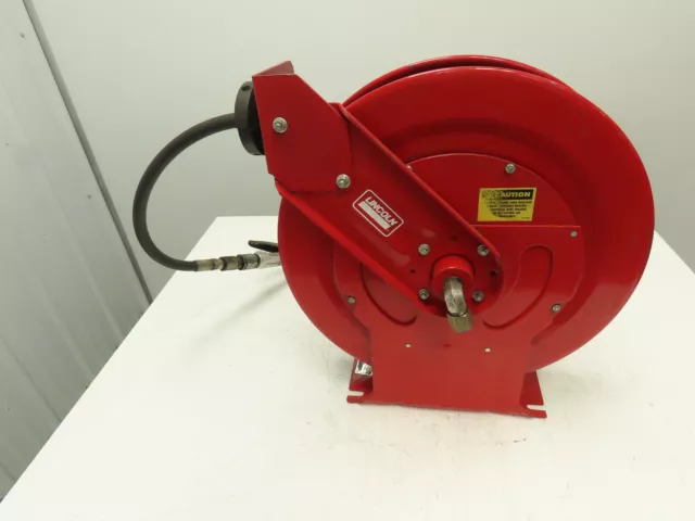 Lincoln 94500 Hose Reel 8000 PSI Grease Type 27' Hose Spring Wound