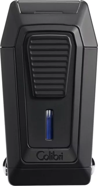 Colibri 3er Jet lighter Quantum/Cutter V-Cut/Blue Viewing Window/6 Colours